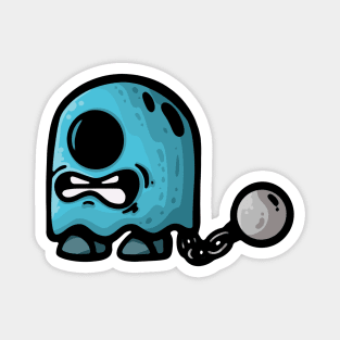 prisoner ghost blue Magnet