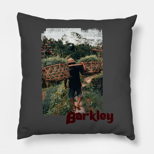 Barkley Farmer Tee Pillow by Jon Molstad