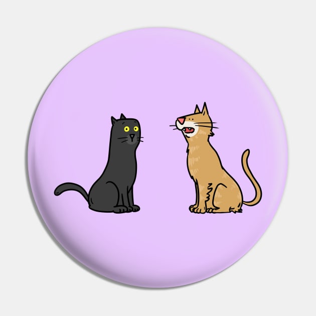 Blackcat Pin by Otterlyalice