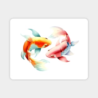 Koi Fish Couple Magnet