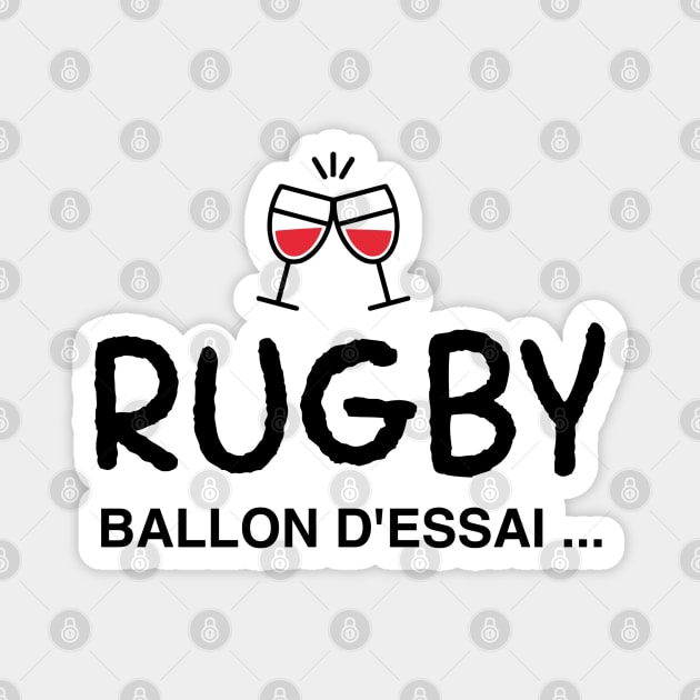 French Rugby sport alcool Magnet by Mr Youpla