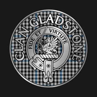 Clan Gladstone Crest & Tartan T-Shirt