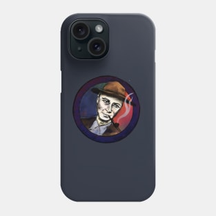 Oppenheimer with pork pie hat Phone Case