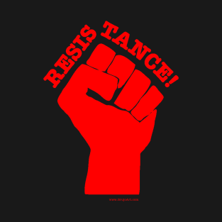 RESISTANCE (Red on Black) T-Shirt