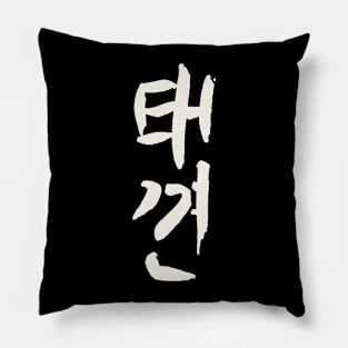 Taekkyon (Korean) INK Pillow