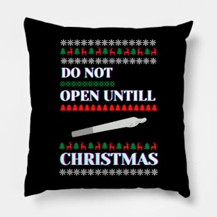 Do not open untill Christmas Pillow