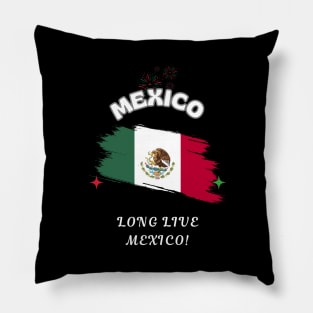 Mexican Pride, Long Live Mexico Pillow