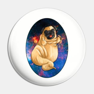 Jabba the pug Pin