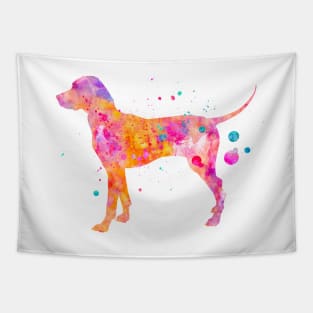 Dalmatian Watercolor Dog Painting Tapestry