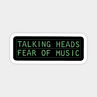 Talking Heads Energetic Encores Magnet