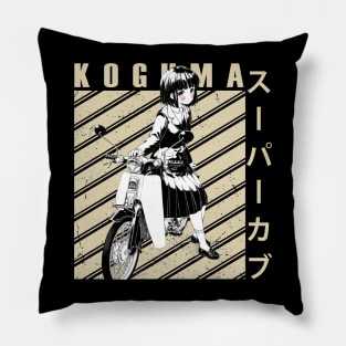 Two Wheels of Freedom Super Cub Light Novel T-Shirt Celebrating Courageous Characters Pillow