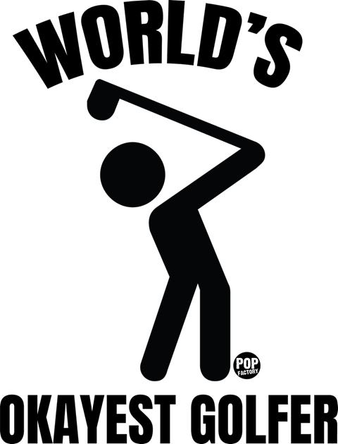 OKAYEST GOLFER Kids T-Shirt by toddgoldmanart