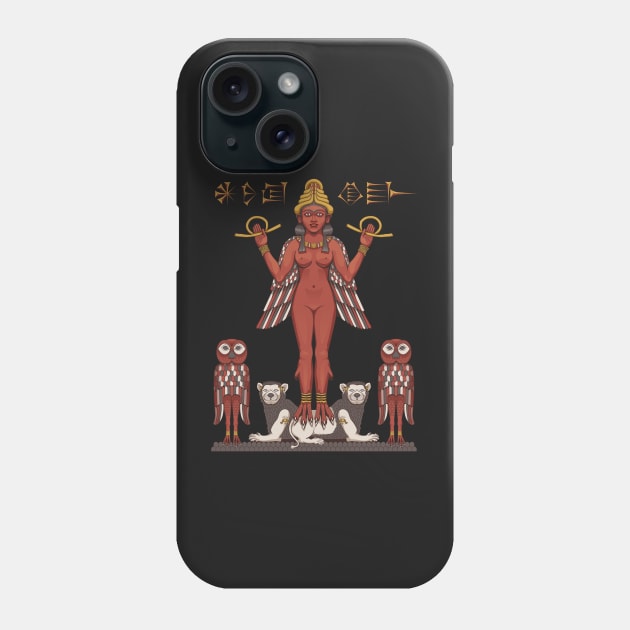 Ereshkigal Queen of the Night Phone Case by Dingir ENKI