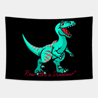 Dinosaur, funny kids Tapestry