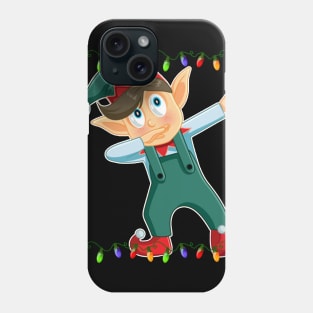 Dabbing Elf Christmas Lights Dab Funny Elves Lover Phone Case