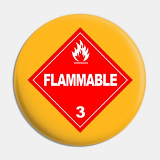 Flammable Warning Pin