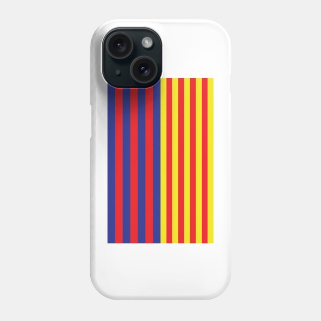 Barcelona Catalonia Flag Design Phone Case by Culture-Factory