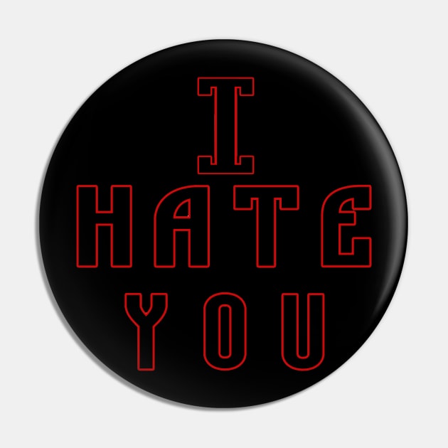 HATE Pin by Justfridman