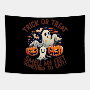 Halloween boo sheet Tapestry