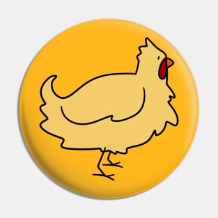 Yellow Chicken Pin