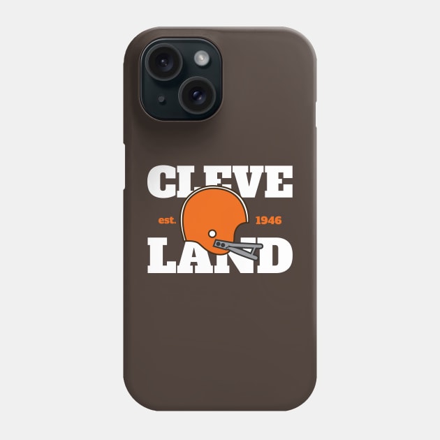 Cleveland Football Est. 1946 Phone Case by mbloomstine