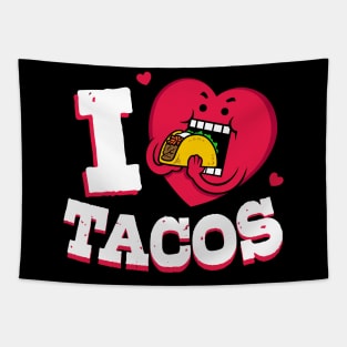 I Heart Tacos Tapestry