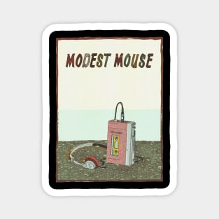 modest poster retro art Magnet