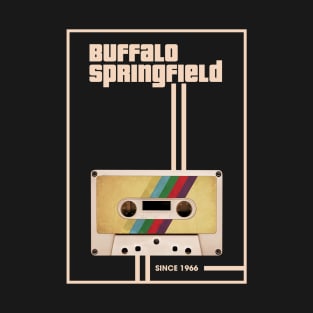 Buffalo Springfield Music Retro Cassette Tape T-Shirt