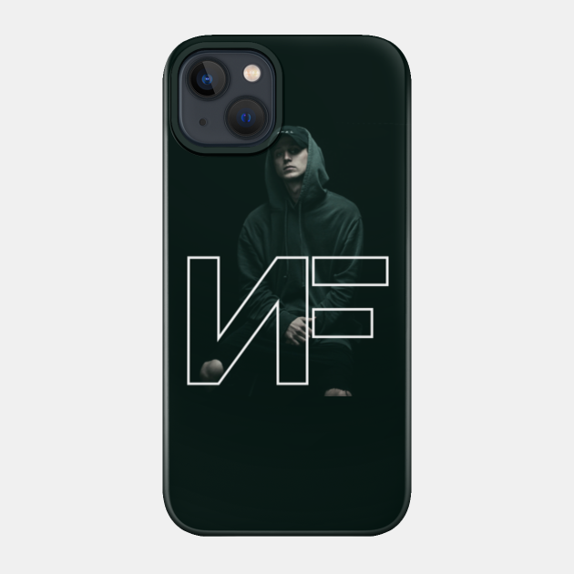 nf logo with face - Nf Rapper - Phone Case