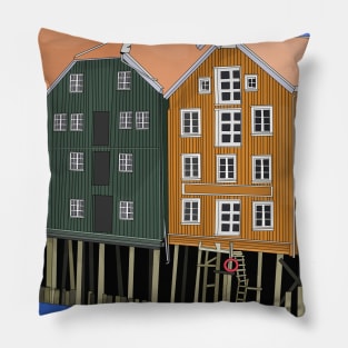 Norway Trondheim Travel Norwegian Pillow