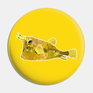 Very yellow Boxfish Pin