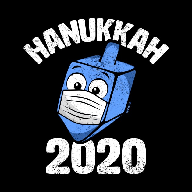 Hanukkah 2020 Dreidel Wearing Face Mask by sababa