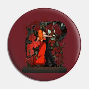 Dancing with Orchids Pin