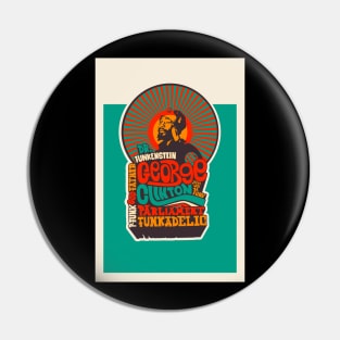 psychedelic George Clinton funk style Pin