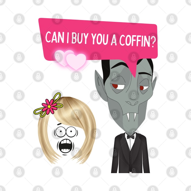 'Can I buy you a coffin?' - Vampire Pickup Line by Cosmic Story Designer