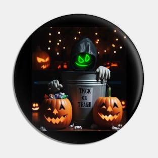 trick or trash Pin