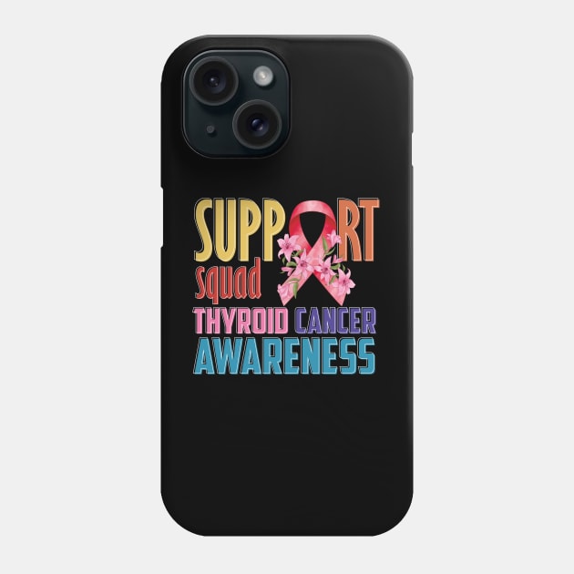 tyroid cancer awareness Phone Case by Diannas