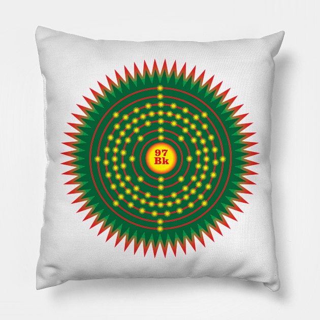 Berkelium Ornament Pillow by Storistir