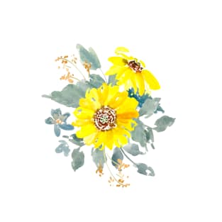 Sunflowers | Watercolor T-Shirt