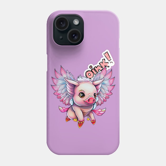 When Pigs Fly: Inspired Design Phone Case by Life2LiveDesign