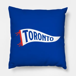Toronto Pennant - Blue 2 Pillow