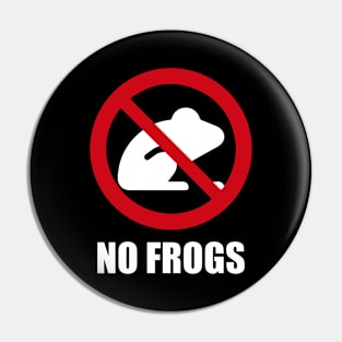 NO FROGS - Anti series - Nasty smelly foods - 21A Pin