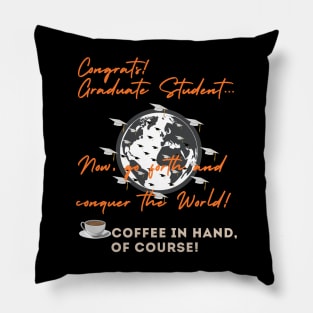 Congrats! Graduate Student Pillow