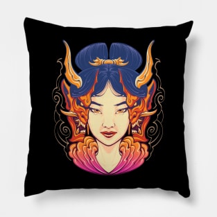 japanese geisha Pillow