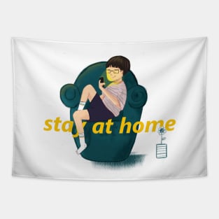 Stay at home Tapestry