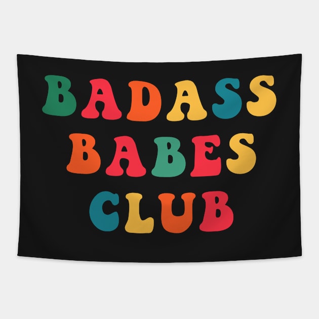 Badass Babes Club Tapestry by CityNoir