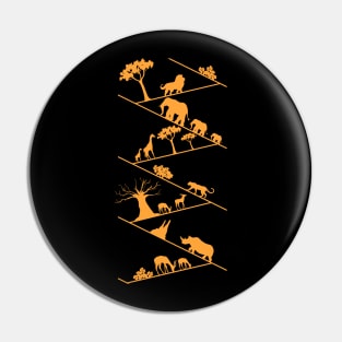 African Treck Pin