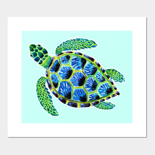 the psychedelic sea turtle
