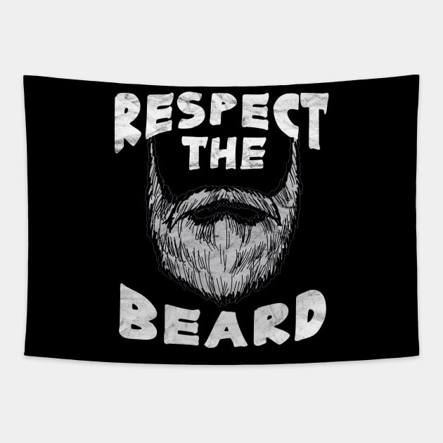 HIPSTERS-Respect The Beard Tapestry by AlphaDistributors