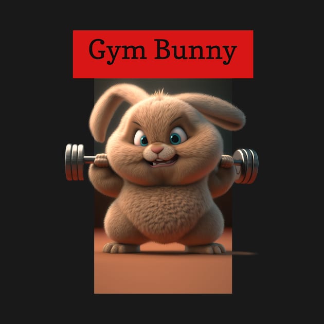 Ben the Gym Bunny - Work out time by TheArtfulAI